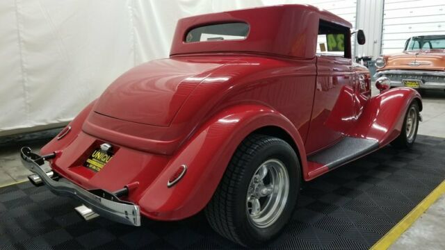 1934 Red Ford Cabriolet Convertible