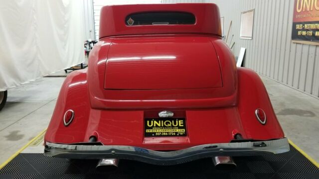 1934 Red Ford Cabriolet Convertible