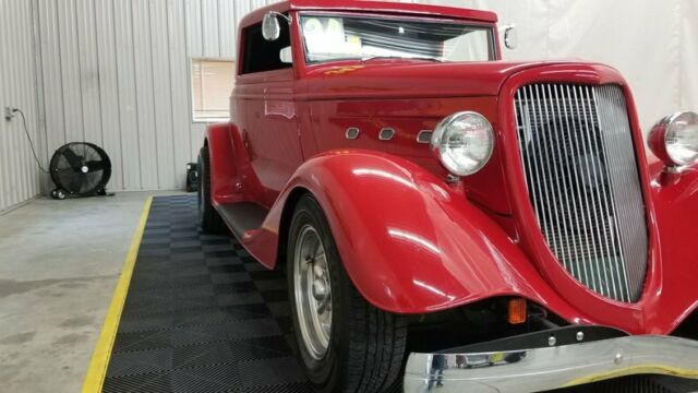 1934 Red Ford Cabriolet Convertible