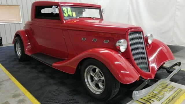 1934 Red Ford Cabriolet Convertible