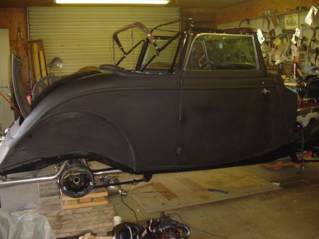 1934 primer Ford Model 40 Convertible