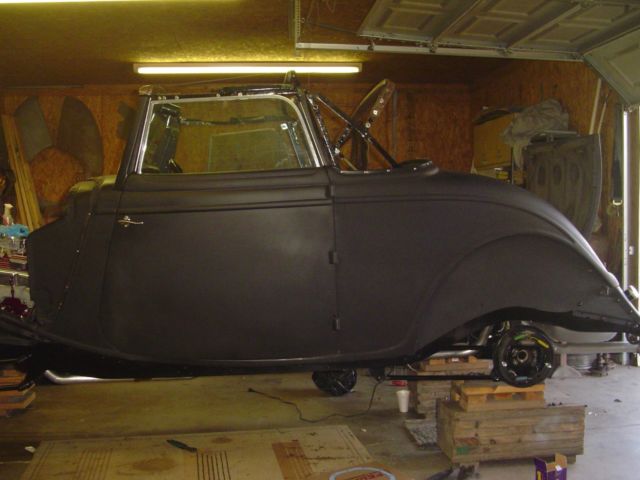 1934 primer Ford Model 40 Convertible