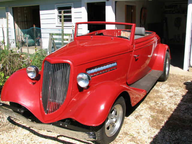 1934 Red Ford Other Convertible