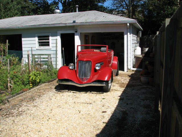1934 Red Ford Other Convertible