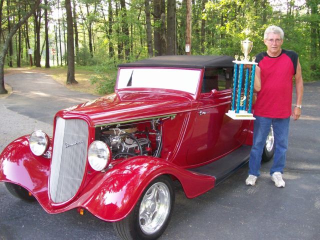 1934 LaFrance Red Ford Other Convertible