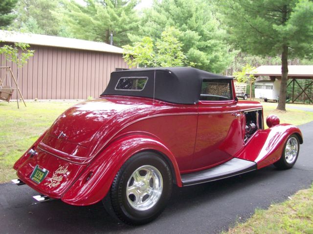 1934 LaFrance Red Ford Other Convertible