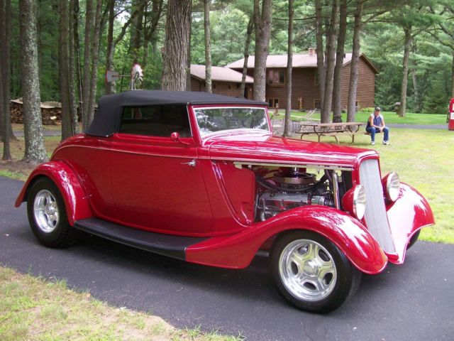 1934 LaFrance Red Ford Other Convertible
