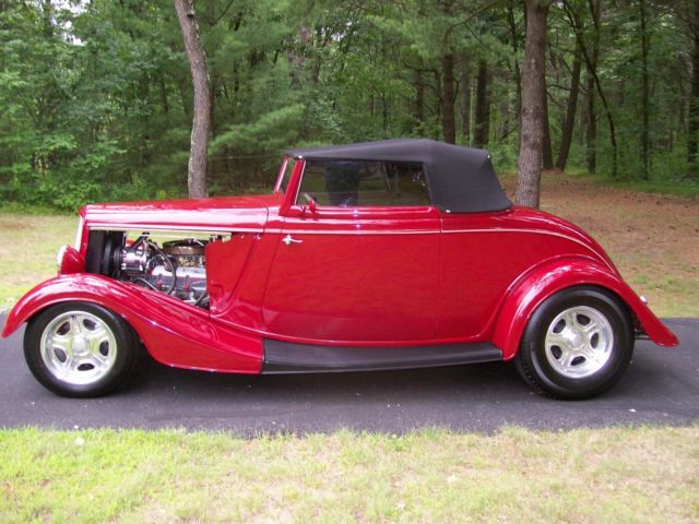 1934 LaFrance Red Ford Other Convertible
