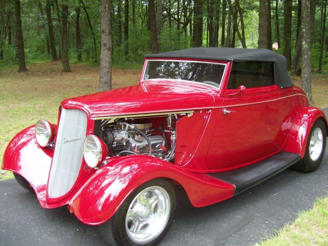 1934 LaFrance Red Ford Other Convertible