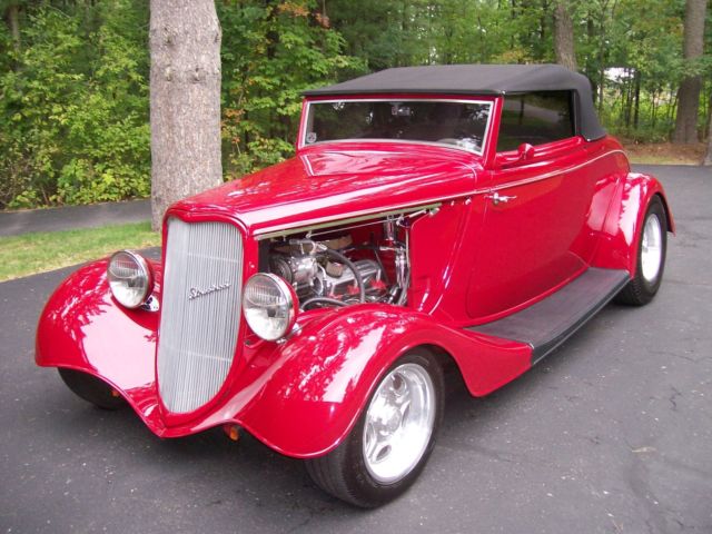 1934 LaFrance Red Ford Other Convertible