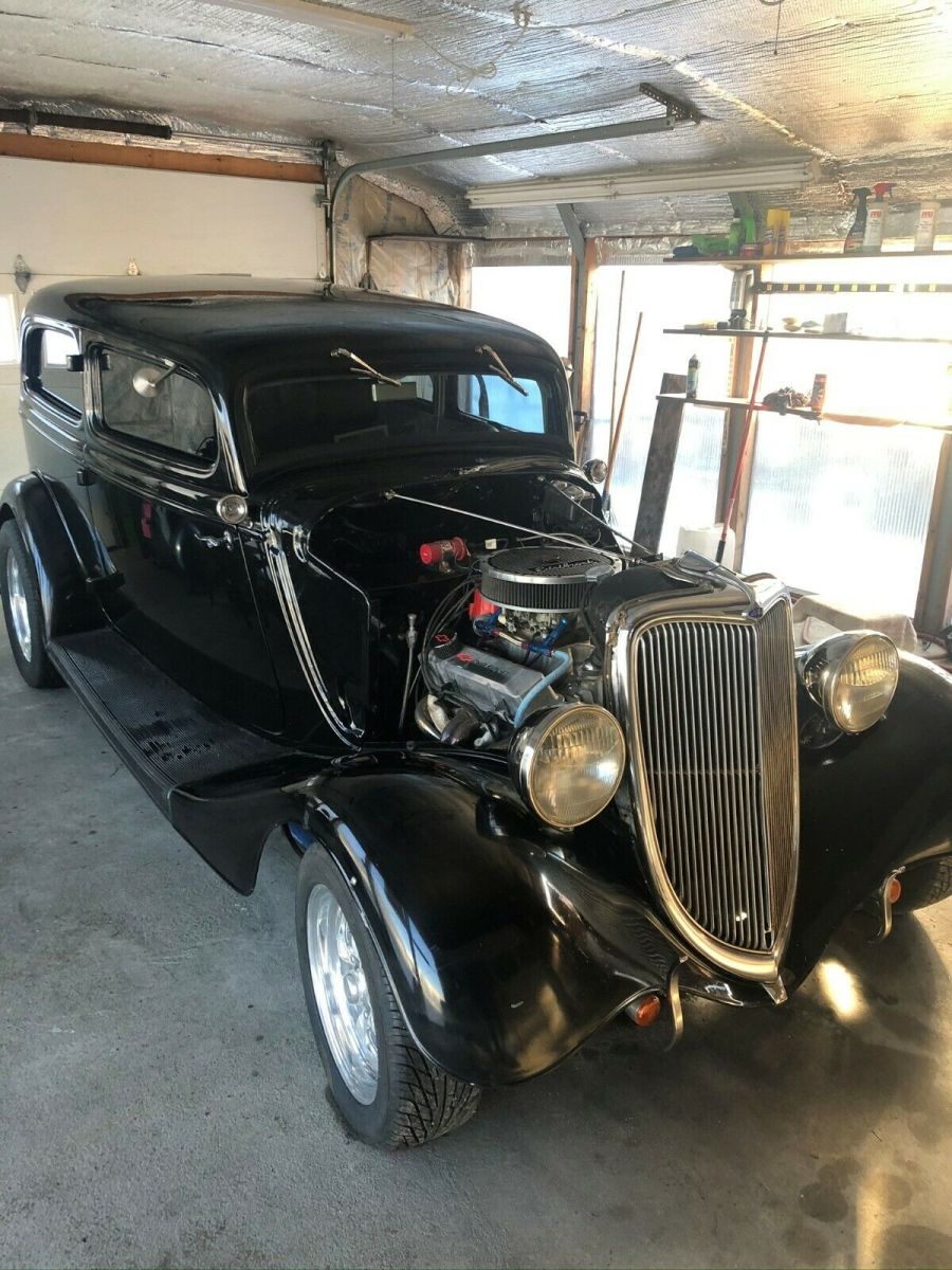 1934 Black Ford Tudor Coupe