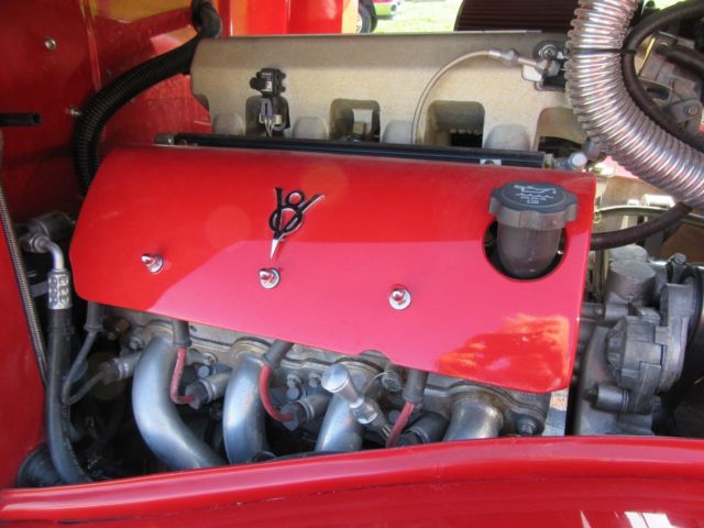 1934 red Ford Other 5 window coupe