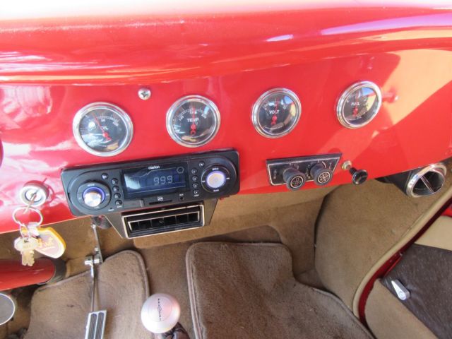 1934 red Ford Other 5 window coupe