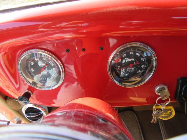1934 red Ford Other 5 window coupe