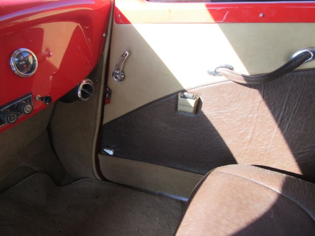 1934 red Ford Other 5 window coupe