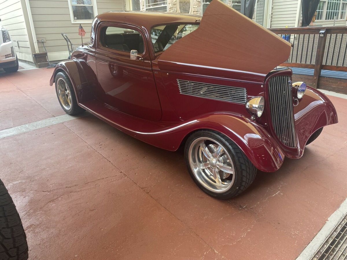 1934 Red Ford Coupe Coupe