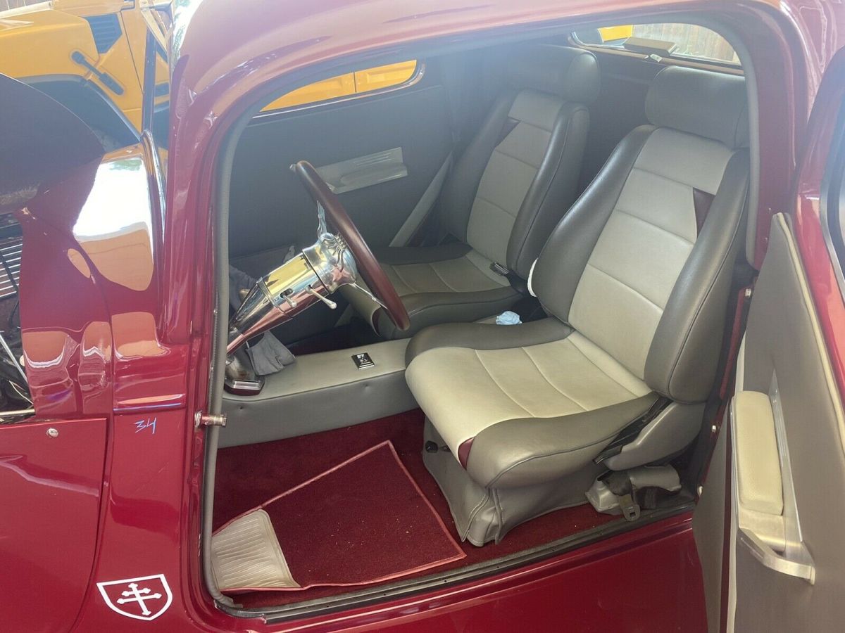 1934 Red Ford Coupe Coupe