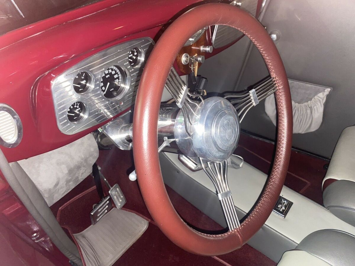 1934 Red Ford Coupe Coupe