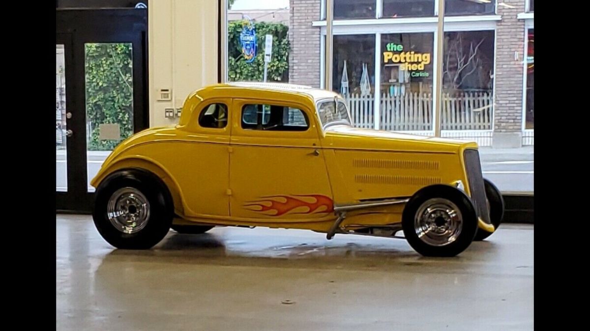 1934 Yellow Ford Coupe Coupe