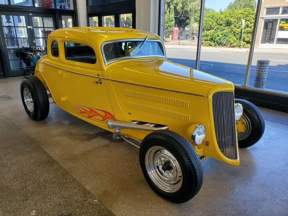 1934 Yellow Ford Coupe Coupe