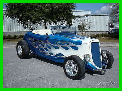 1934 Blue Ford Custom Roadster