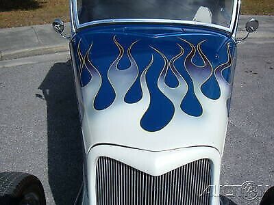 1934 Blue Ford Custom Roadster