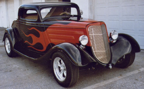 1934 Black/Red Ford Other Coupe