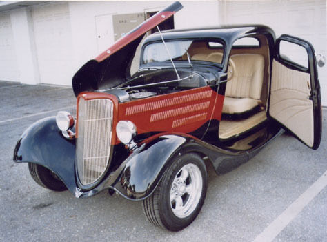 1934 Black/Red Ford Other Coupe