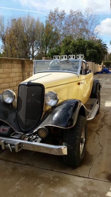 1934 TAN AND BLCK Ford Other 2 DOOR