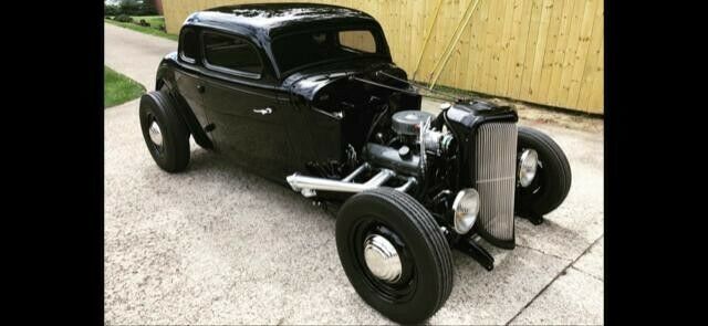 1934 Black Ford Model A Coupe