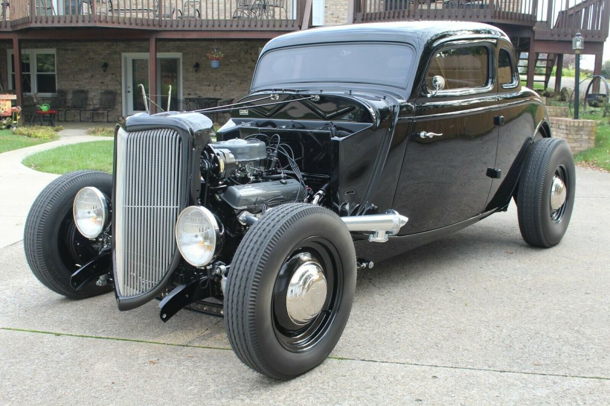 1934 Black Ford Model A Coupe