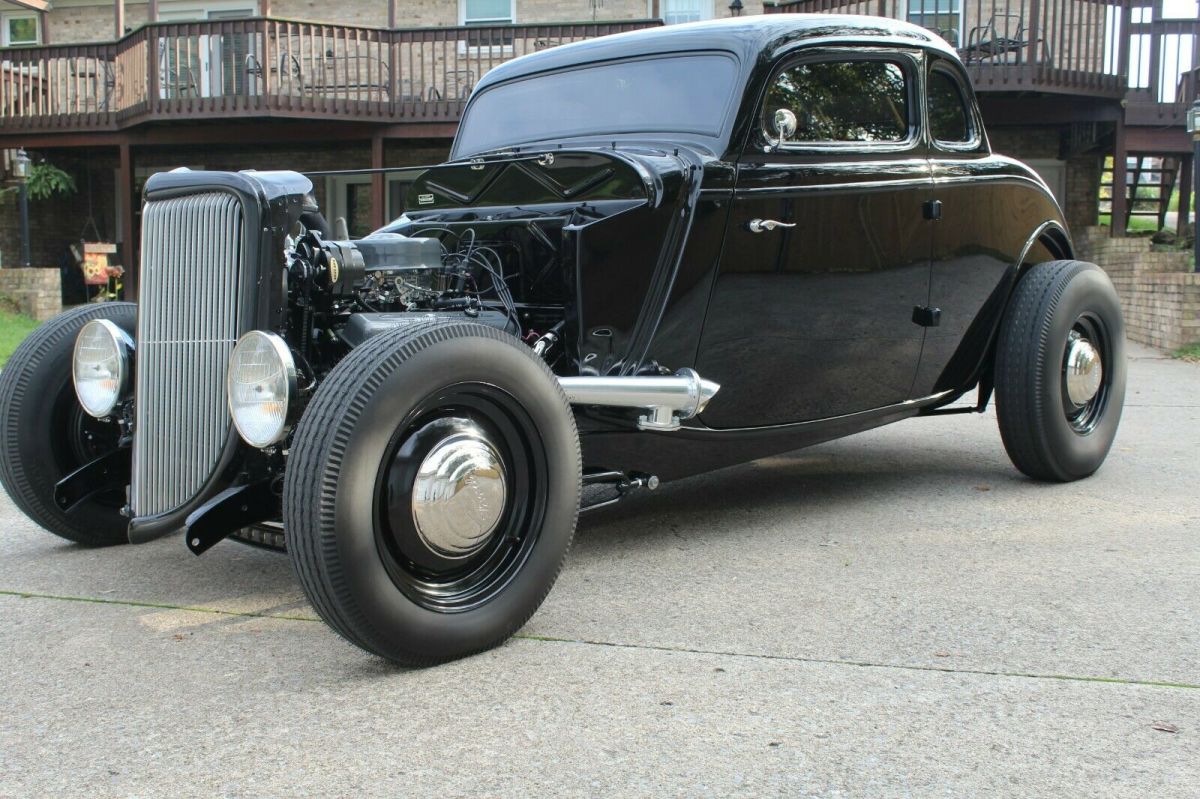 1934 Black Ford Model A Coupe
