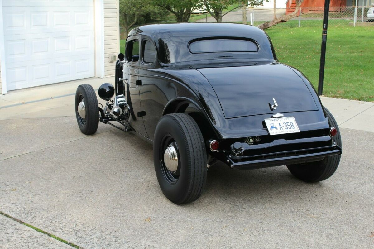 1934 Black Ford Model A Coupe