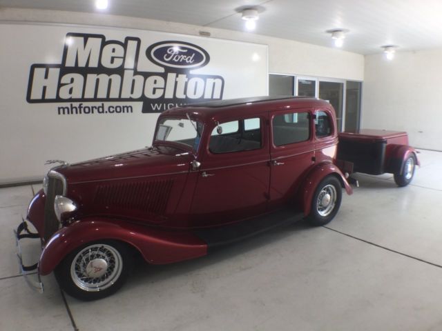 1934 Burgundy Ford Other