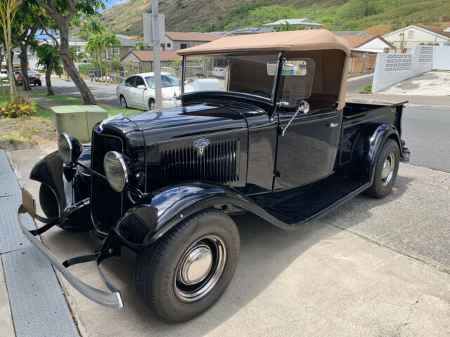 1934 Black Ford Other Open Cab Roadster Pickup