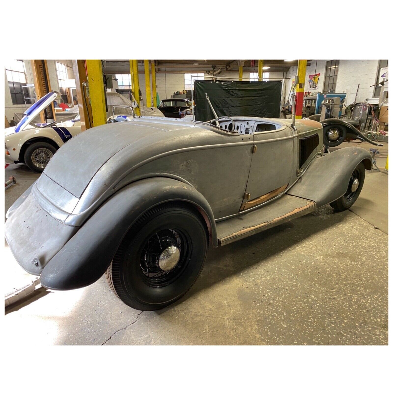 1934 Blue Ford Roadster Convertible
