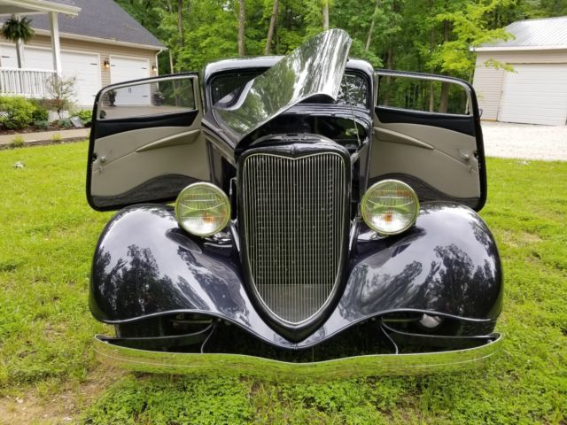 1934 black ice metallic Ford 2 door sedan sedan