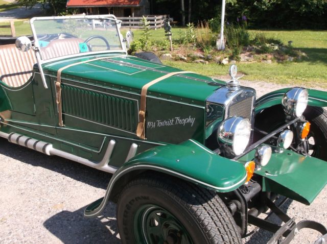1934 Green Ford Model A Convertible