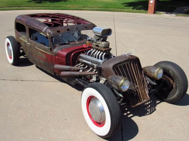 1934 Black Oldsmobile-Jaguar Olds Jag Coupe