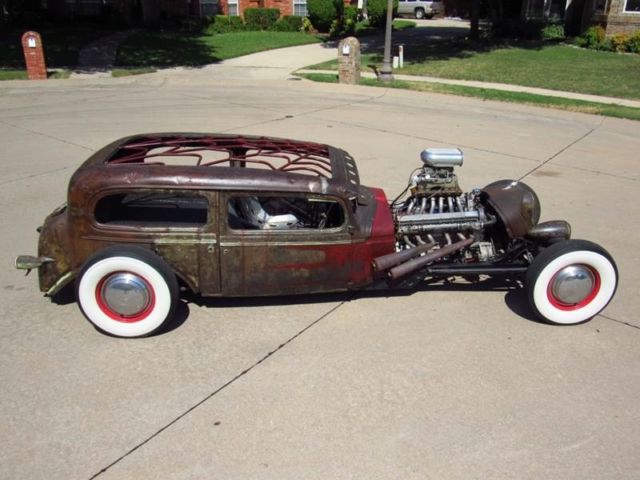 1934 Black Oldsmobile-Jaguar Olds Jag Coupe