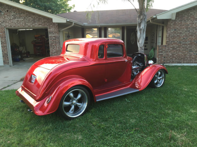 1934 Candy Apple Red Ford Other Coupe