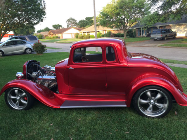 1934 Candy Apple Red Ford Other Coupe