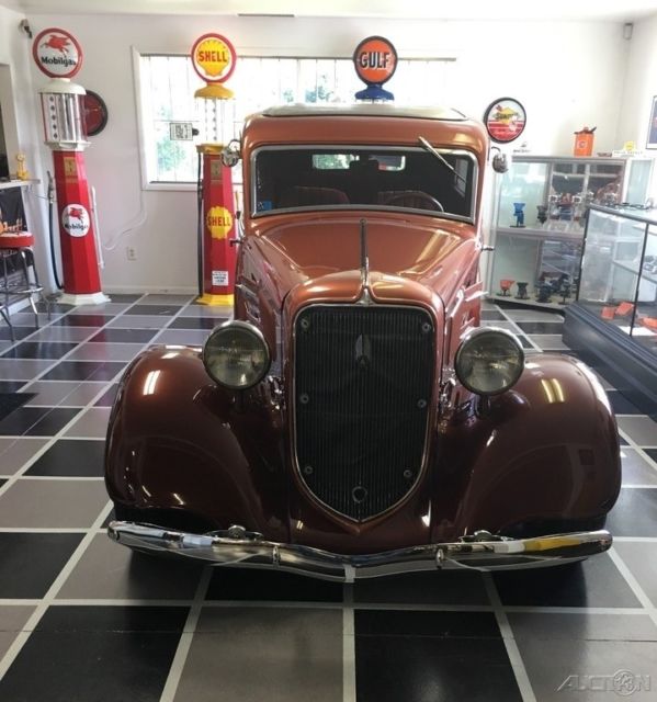 1934 Brown Plymouth PE Coupe