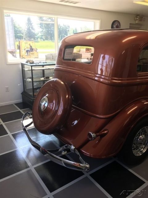 1934 Brown Plymouth PE Coupe