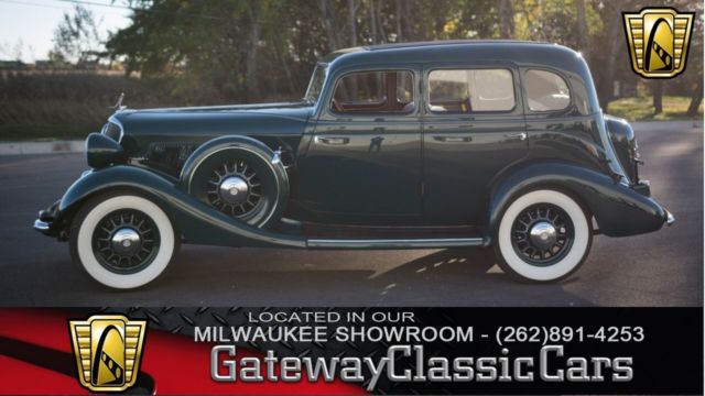 1934 Teal Studebaker Commander Sedan