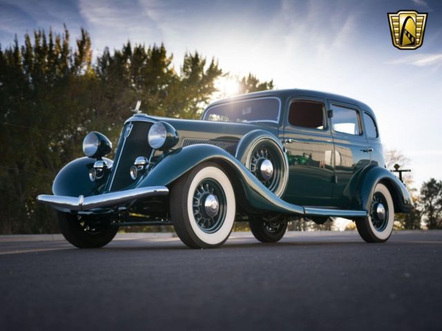 1934 Teal Studebaker Commander Sedan
