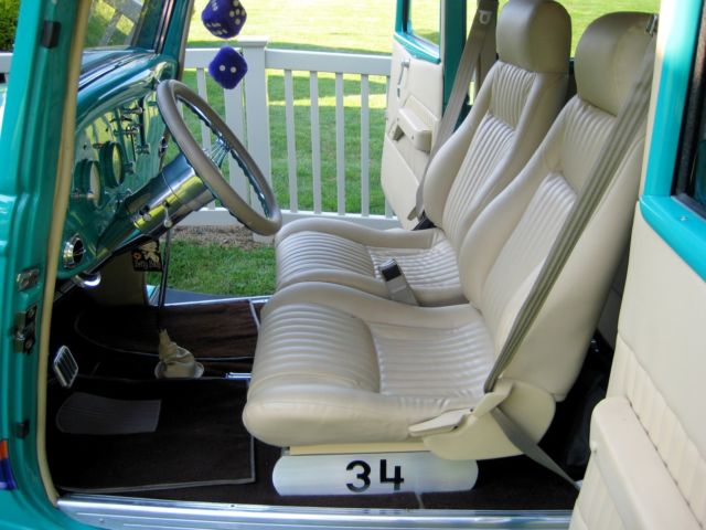 1934 Jade with Custom Graphics Ford Tudor 2 Door Sedan