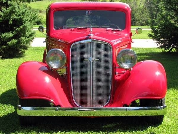 1934 Red Chevrolet Other 3 window coupe