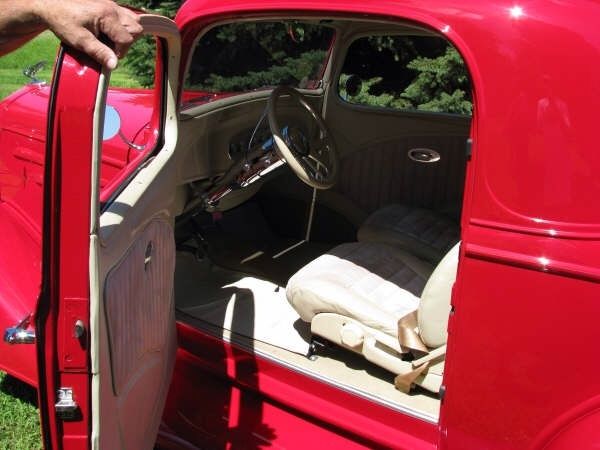 1934 Red Chevrolet Other 3 window coupe