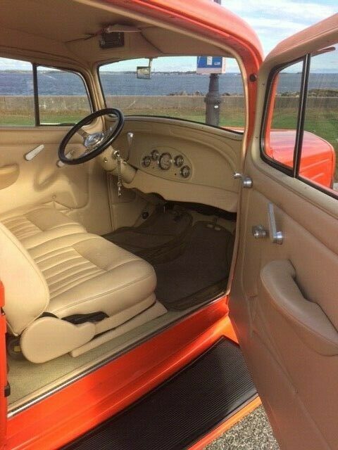 1935 Orange Chevrolet Chevy Sedan